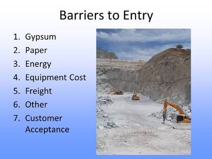 Barriers to Entry