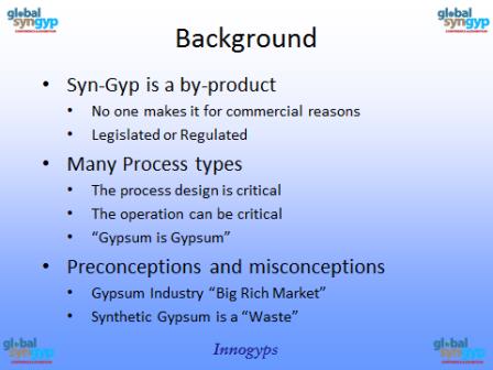 Gypsum Supply Agreement